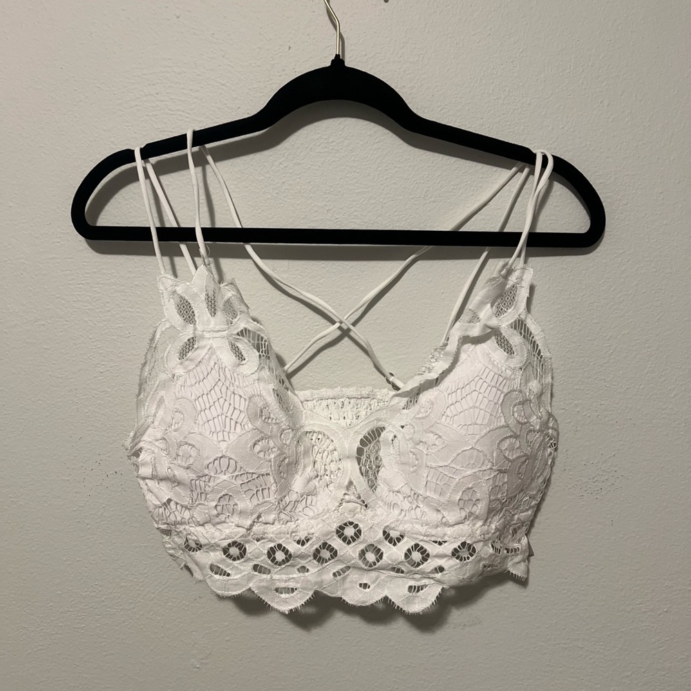 Lace Bralette in White